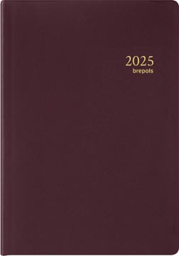 Brepols agenda Armada Seta 4-talig, bordeaux, 2027
