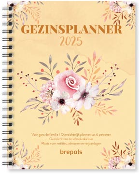 Brepols gezinsplanner, 12 maanden, Nederlandstalig, 2027