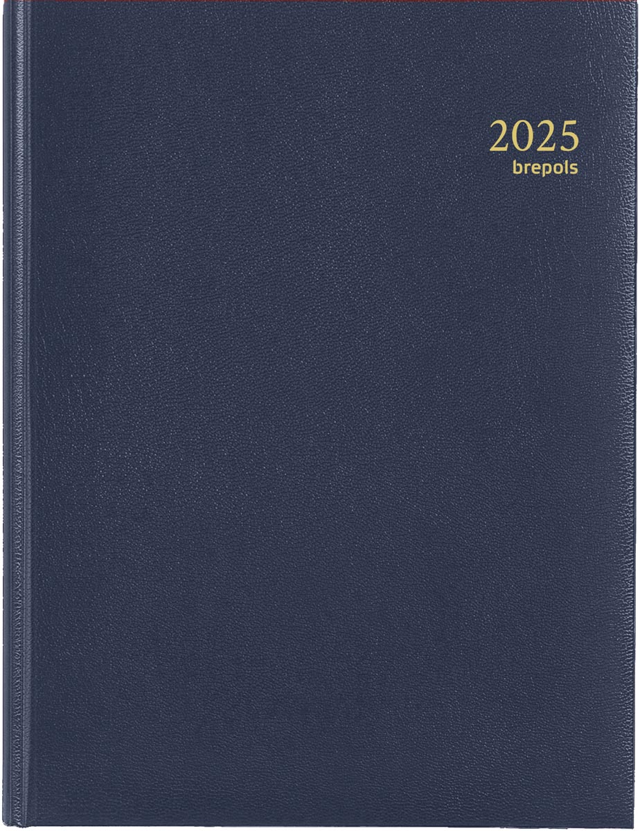 Brepols Timing Lima Agenda 2026 Kunstleder Blauw 171 x 220 mm