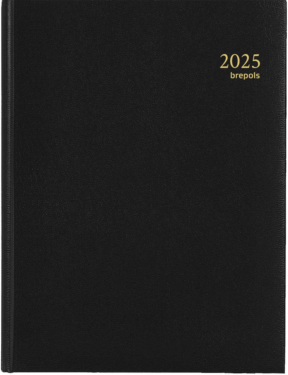 Brepols Timing Lima Agenda 2026 Kunstleder Zwart 17,2 x 22 cm