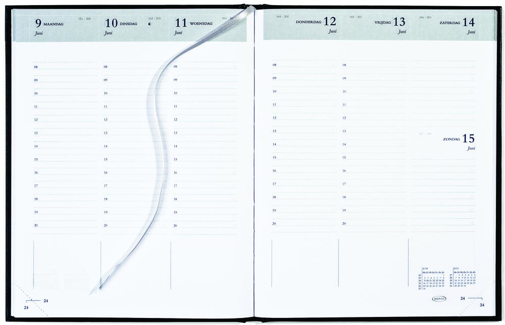 Brepols Timing Lima Agenda 2026 Kunstleder Zwart 17,2 x 22 cm