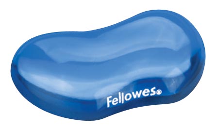 Fellowes Crystals Gel polssteun blauw 150x145x30 mm