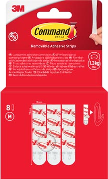 Command kleefstrips medium wit 8 stuks