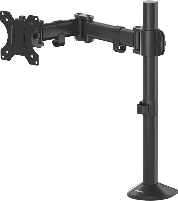 Fellowes Reflex Monitorarm enkel zwart 490x192x143 mm