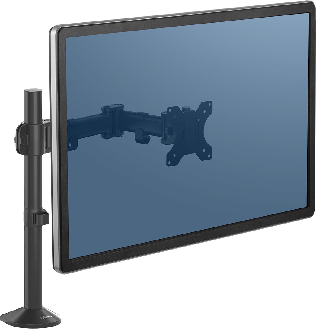 Fellowes Reflex Monitorarm enkel zwart 490x192x143 mm