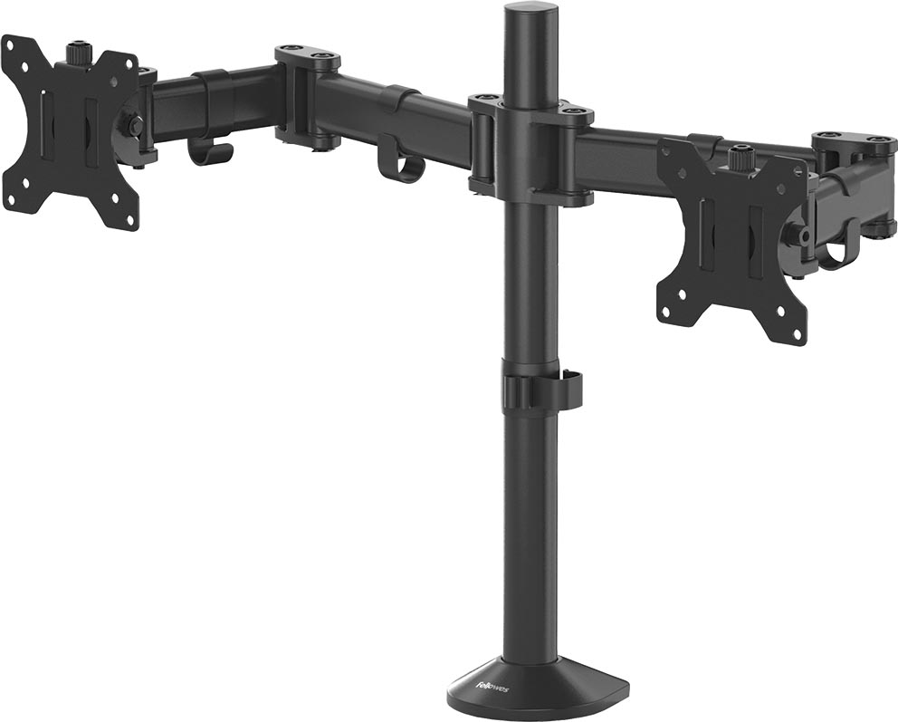 Fellowes Reflex Monitorarm dubbel zwart 490x172x160 mm