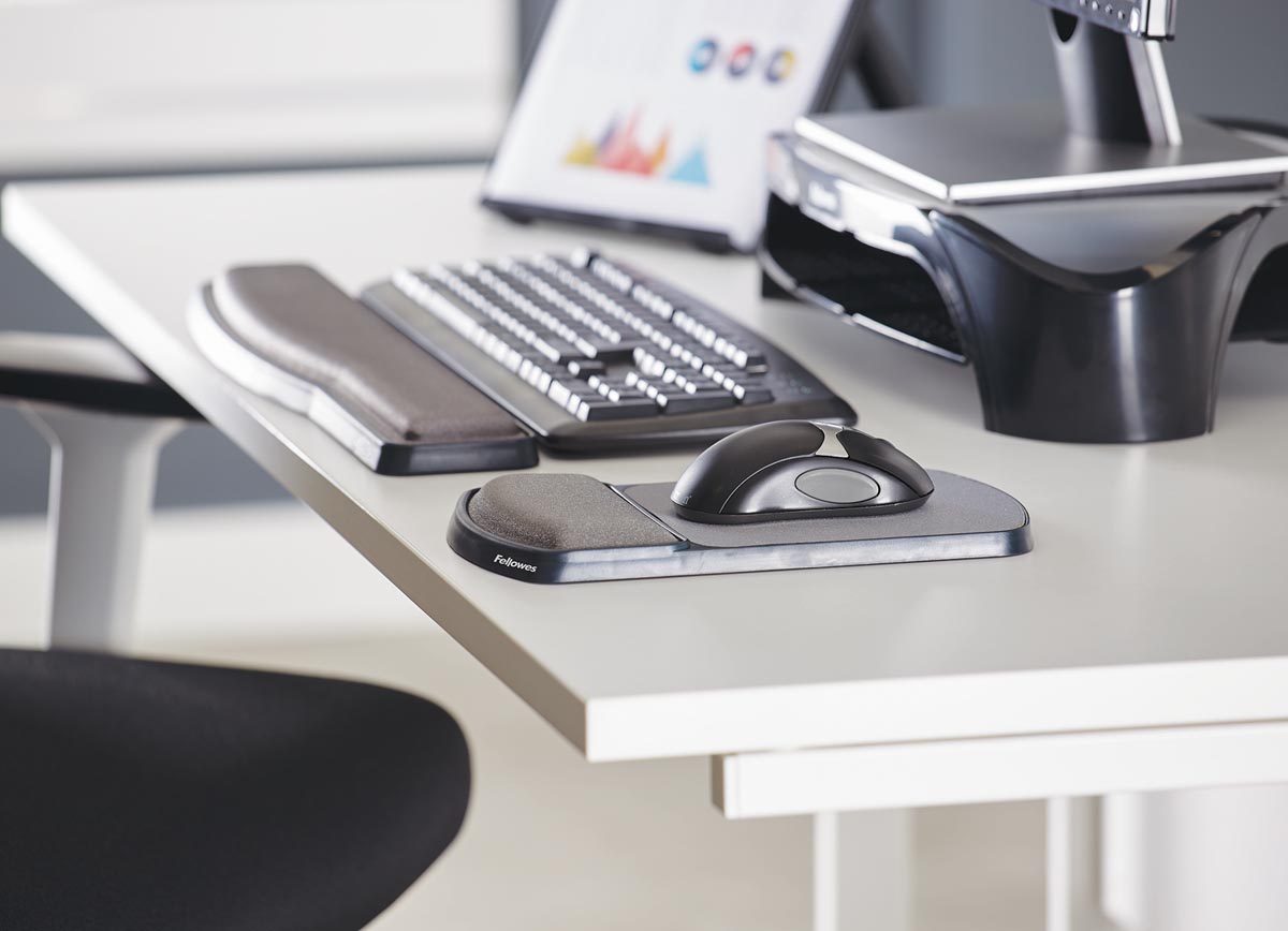 Fellowes Muismat met polssteun Premium Gel 300x180x30 mm 318 g