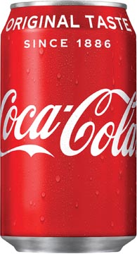 PROMOPACK Coca-Cola frisdrank, fat blik van 33 cl, pak van 24 stuks