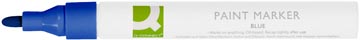 Q-CONNECT Paint Marker op Oliebasis Blauw Ronde Punt 2-3 mm