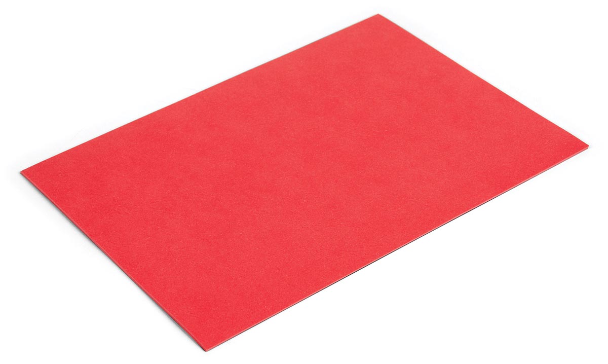 Pergamy omslagen A4 karton lederlook rood 250 micron pak 100 stuks