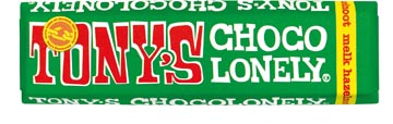 Tony's Chocolonely chocoladereep, 47g, hazelnoot