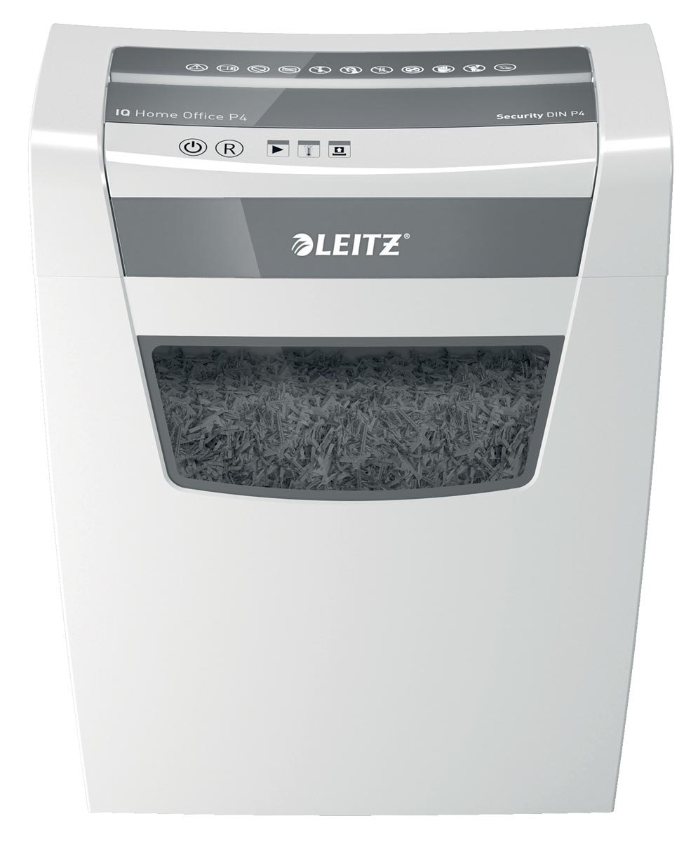 Leitz IQ Home Office Papiervernietiger P4 10 pagina's capaciteit voor 1-3 gebruikers
