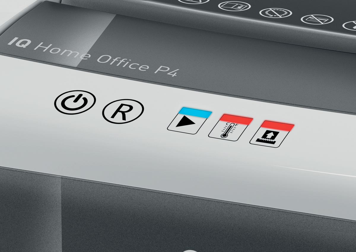 Leitz IQ Home Office Papiervernietiger P4 10 pagina's capaciteit voor 1-3 gebruikers