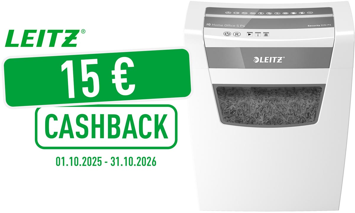 Leitz IQ Home Office Papiervernietiger P4 10 pagina's capaciteit voor 1-3 gebruikers