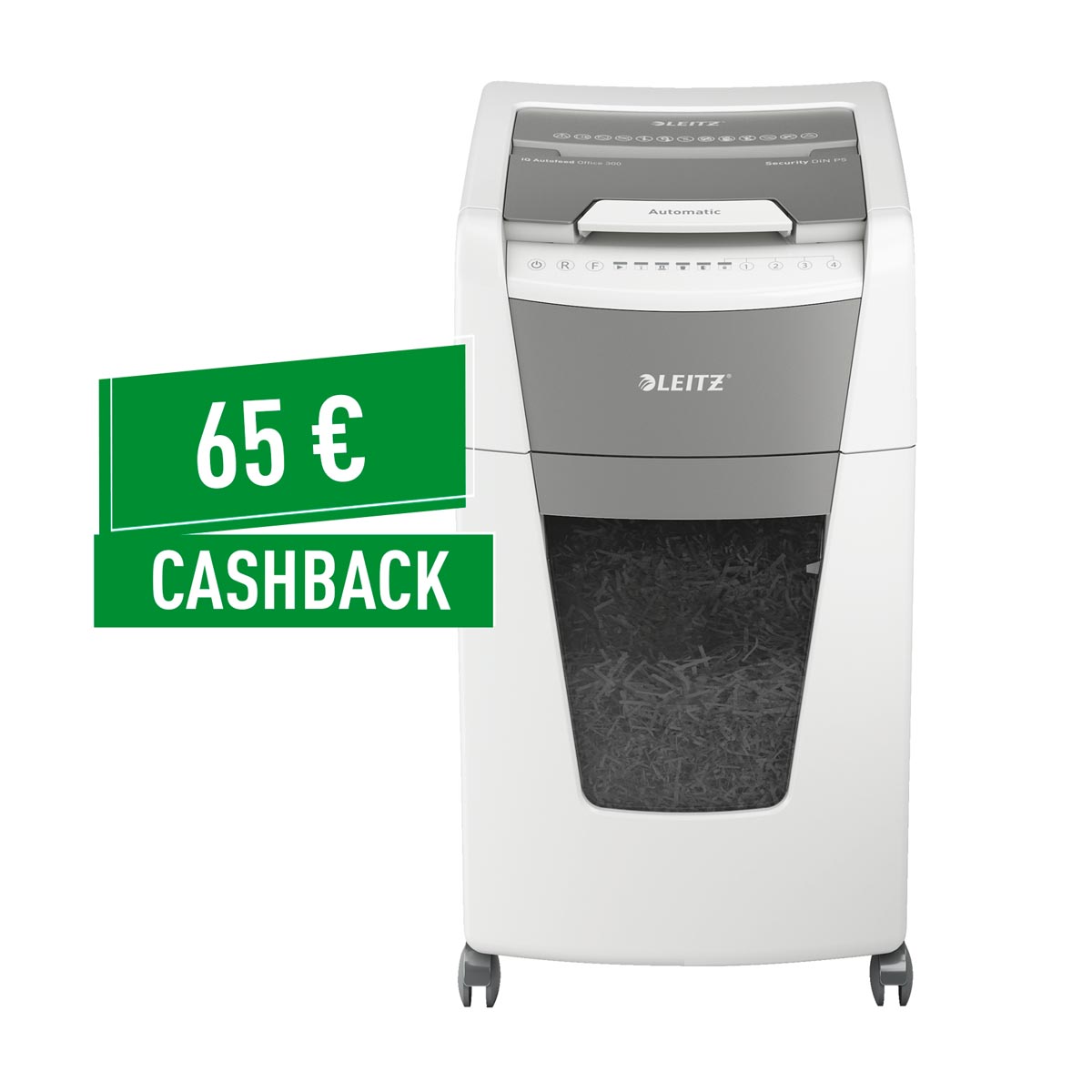 Leitz IQ Autofeed office 300 papiervernietiger P5