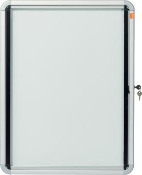 Nobo Premium Plus binnenvitrine, draaideur met slot, magnetisch, 4 x A4