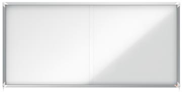 Nobo Premium Plus binnenvitrine, schuifdeuren met hoekslot, magnetisch, 27 x A4