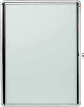 Nobo Premium Plus buitenvitrine, draaideur met slot, magnetisch, 9 x A4