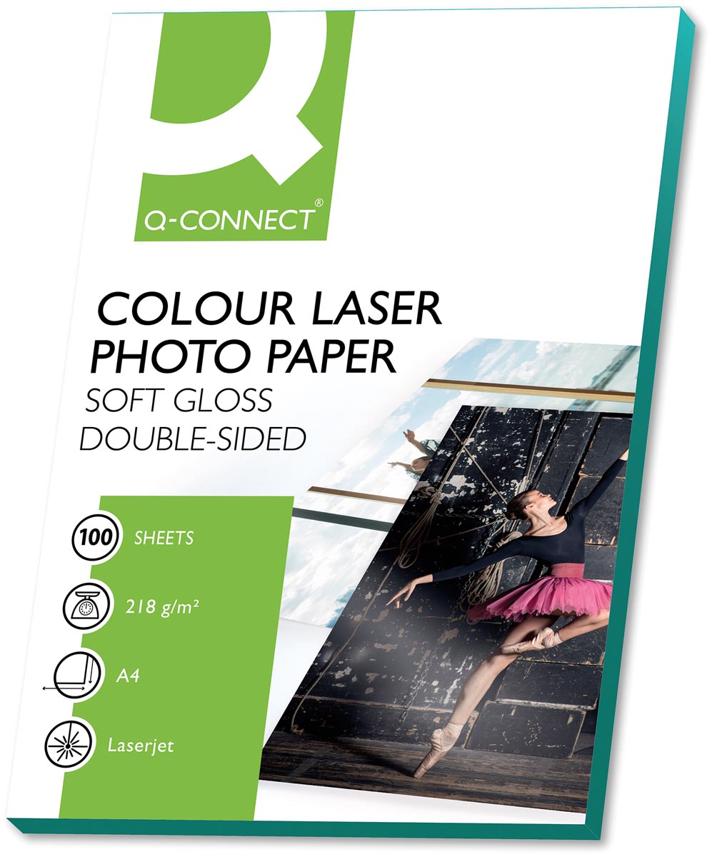 Q-CONNECT fotopapier A4 wit 218 g/m² 100 vel