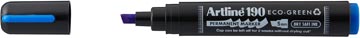 Artline permanent marker Drysafe 190 Eco-Green, 2-5 mm, schuine punt, blauw