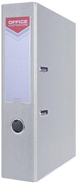 OFFICE products ordner, voor A4, uit karton, rug van 7,5 cm, grijs
