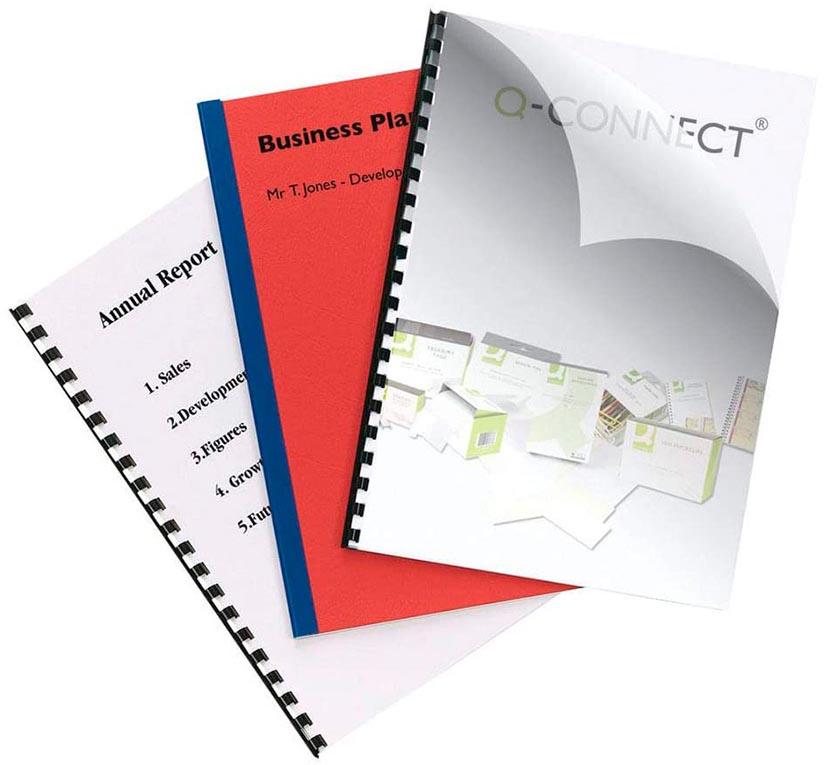 Q-CONNECT omslagen, ft A4, PVC, 150 micron, pak van 100 stuks, transparant