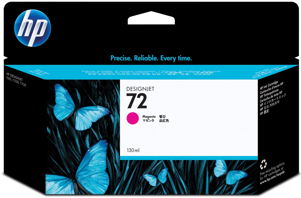 HP inktcartridge 72 magenta 130 ml OEM C9372A