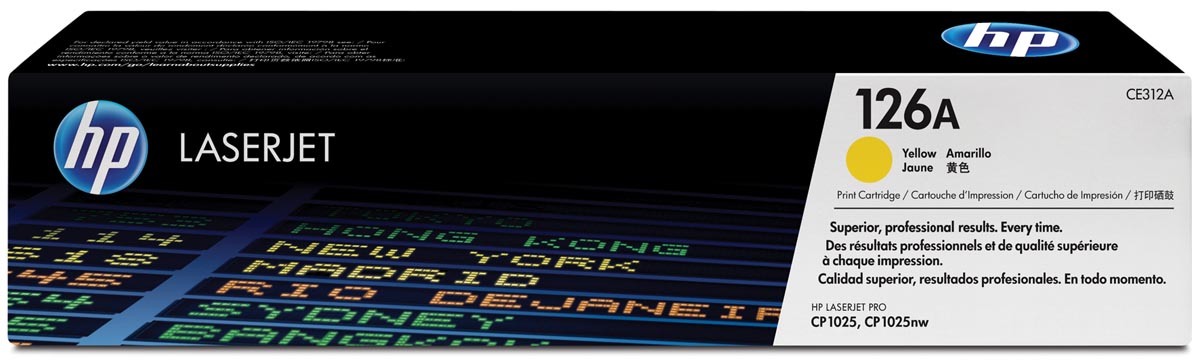 HP toner 126A geel CE312A 1000 pagina's