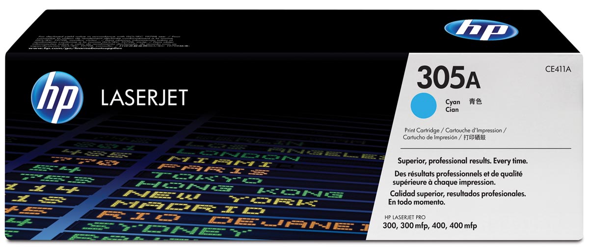 HP toner 305A CE411A cyaan 2600 pagina's OEM