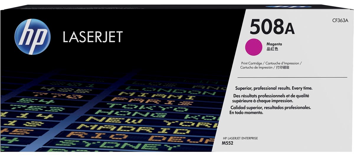 HP toner 508A magenta OEM CF363A 5.000 pagina's