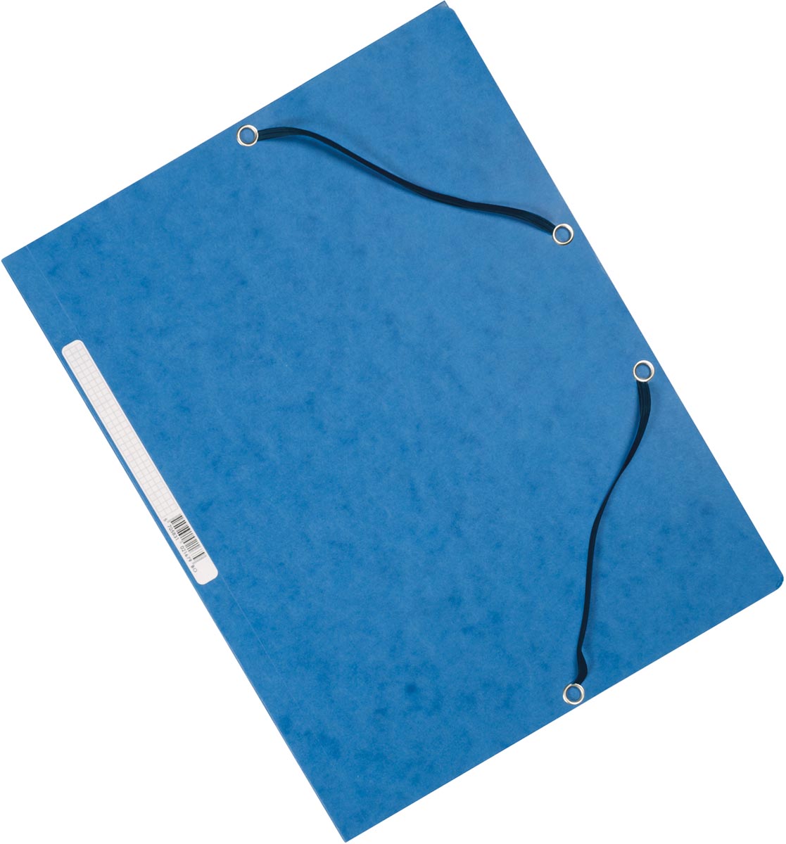 Q-CONNECT elastomap A4 blauw manilla karton 3 kleppen en elastieken 200 vel