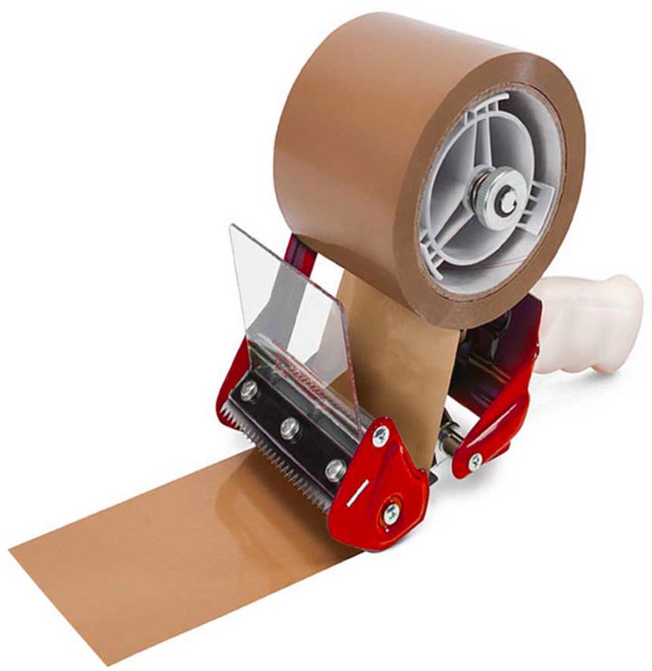 Q-CONNECT verpakkingstape polypropyleen bruin 50 mm x 66 m 6 rollen