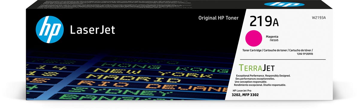 HP toner 219A, 1.200 pagina's, OEM W2193A, magenta