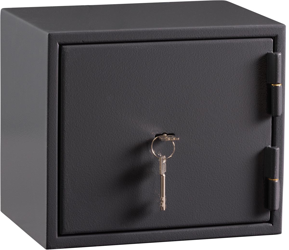De Raat DRS Global 1 K kluis antraciet 7,5 liter met sleutelslot 285x350x320 mm